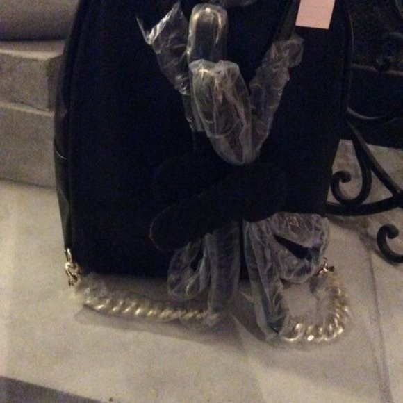 Victoria’s Secret Black City Gem Studded Backpack NWT main image 4